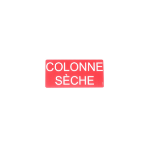Panneau Colonne Sèche - PVC 1mm - 200x100mm